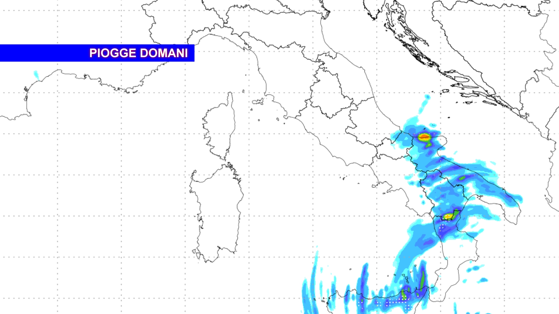 Meteo Conenna: maltempo nelle prossime ore con piogge, temporali e grandinate. Le previsioni